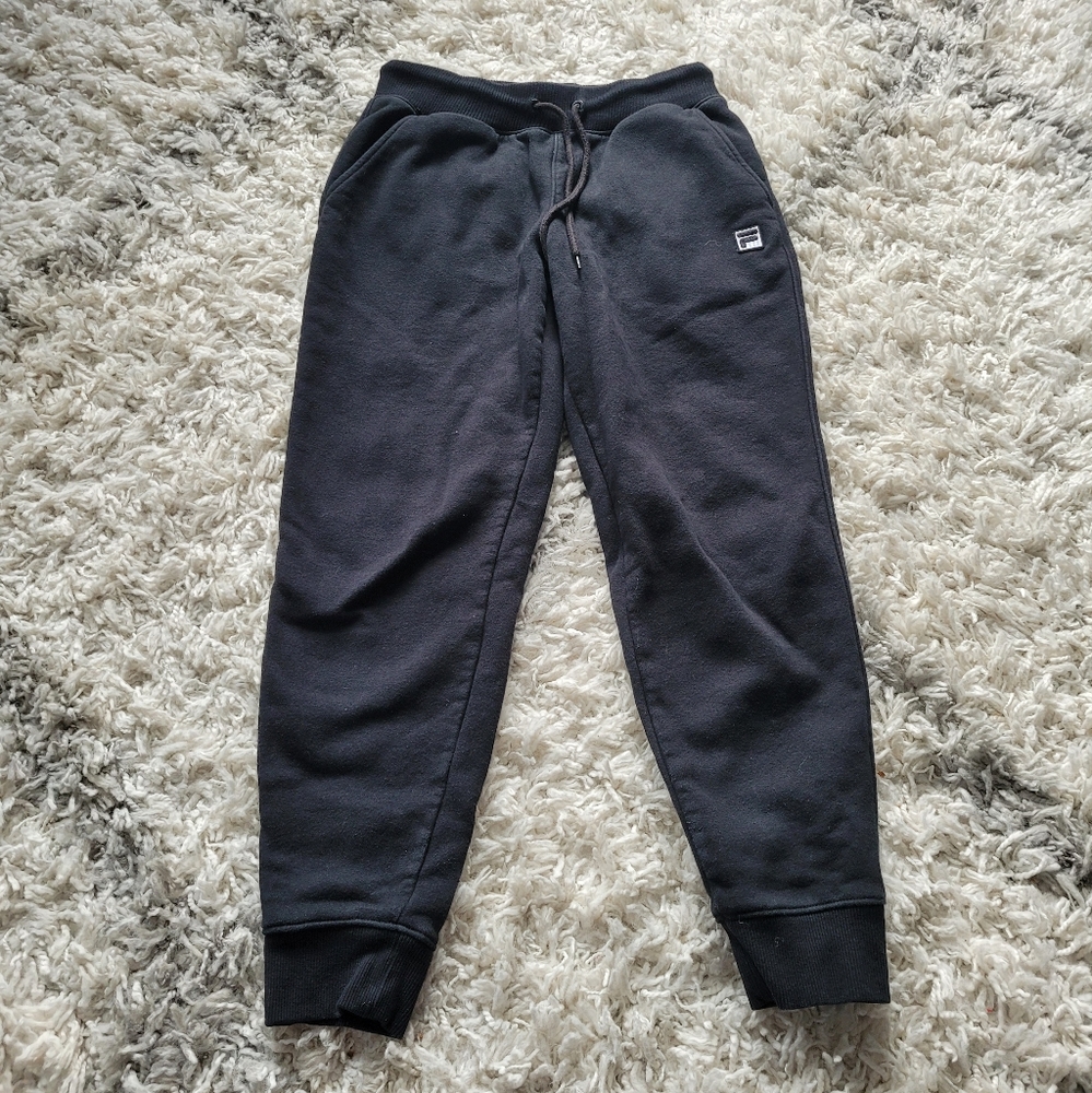 Black Drawstring Joggers | Size Small | Fila